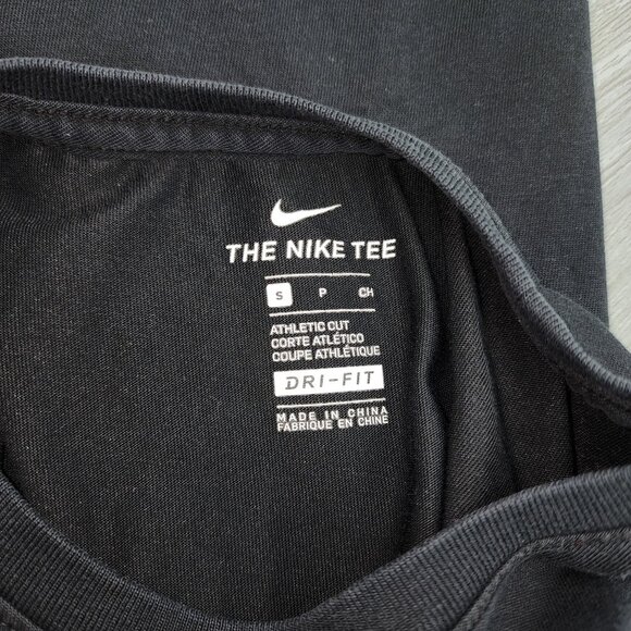 Kids Boys The Nike Tee Dri-Fit T-Shirt Size Small Talk Is Cheap Just Do It Top - Picture 4 of 5